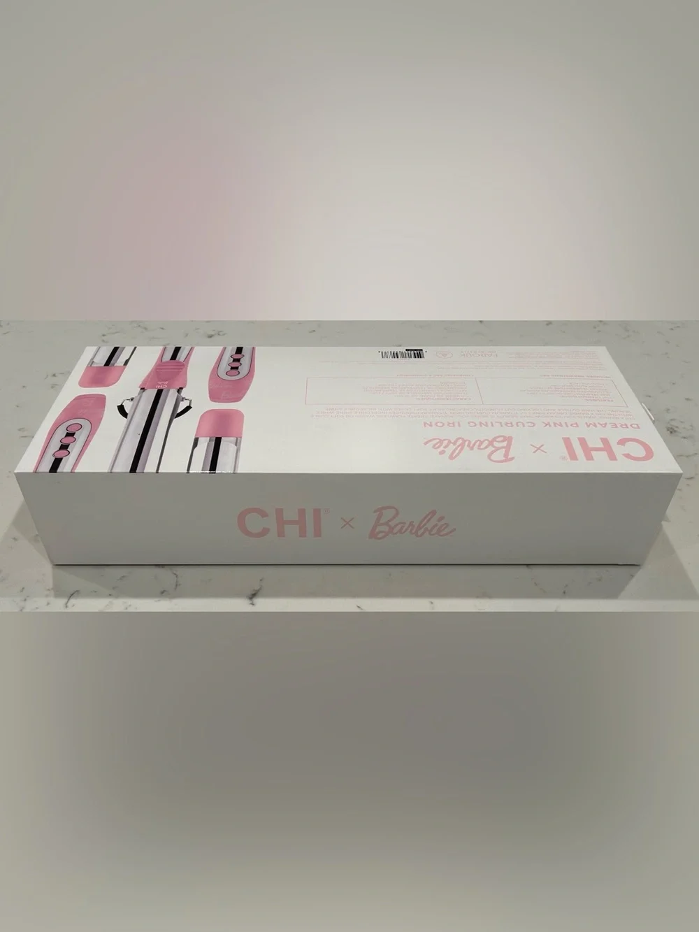 CHI x Barbie Dream Pink Curling Iron, 1 1/4”, 1.25”, Titanium, New Open Box
